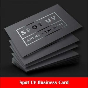 Spot UV Business card