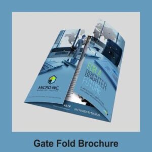 Gate Fold Brochure