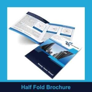 Half Fold Brochure Printing Bangalore