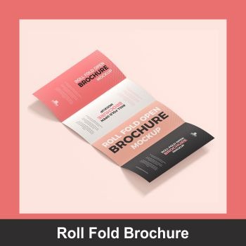 Roll Fold Brochure Printing Bangalore