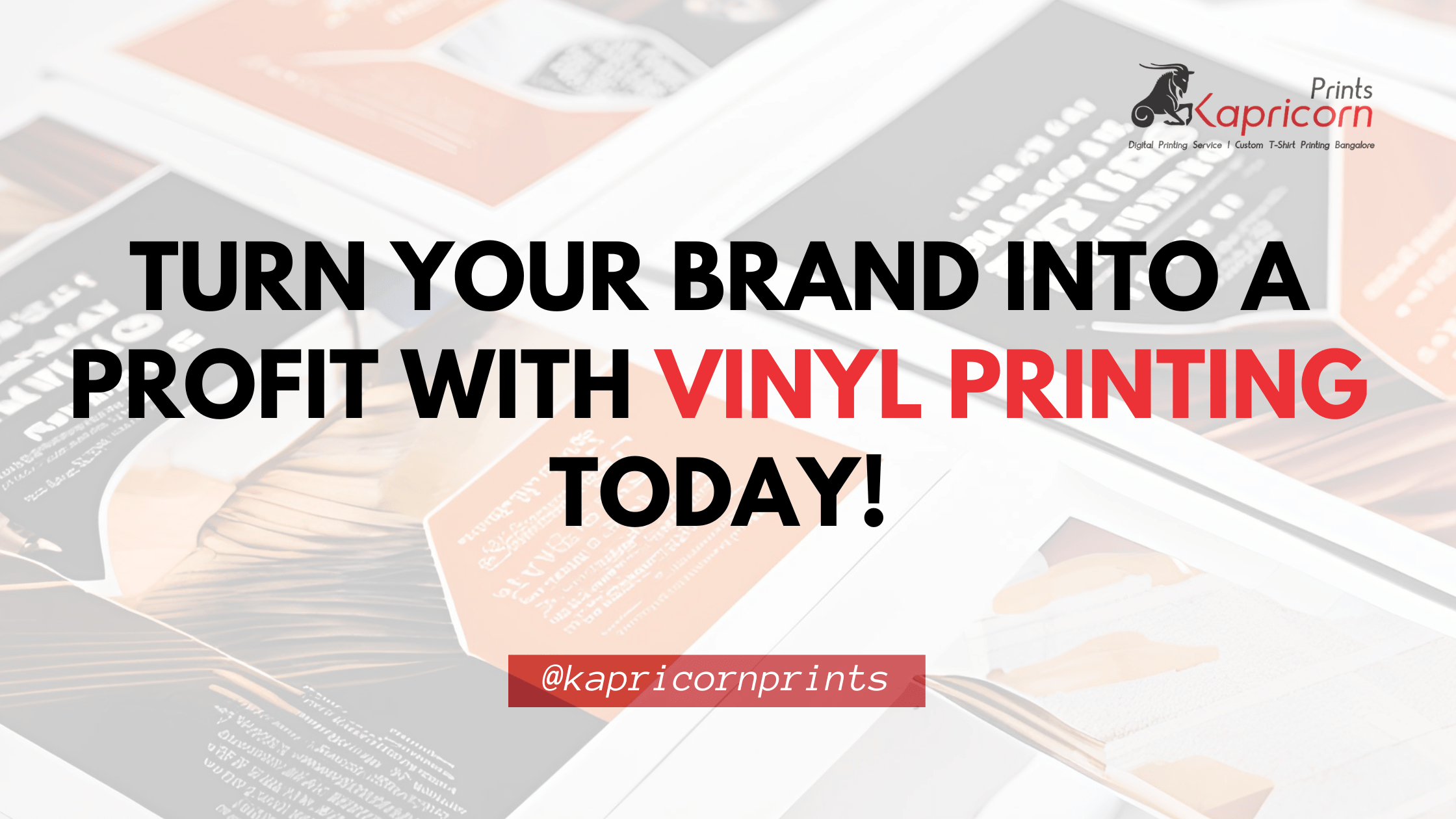 Read more about the article Turn Your Brand Into A Profit With Vinyl Printing Today!